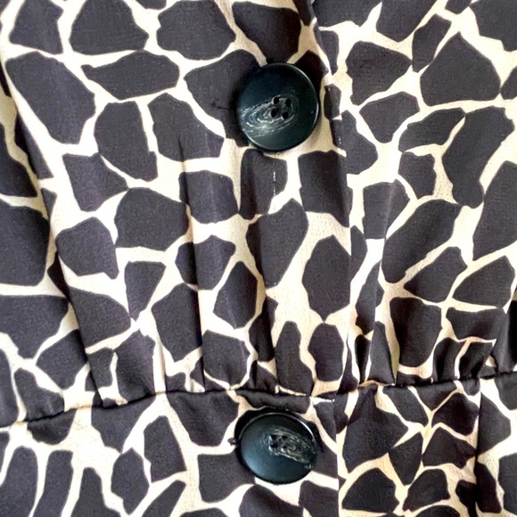 Zara Long Sleeve Short Brown Dress Size M - Picture 2 of 4